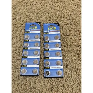 LiCB 20 Pack LR44 AG13 357 303 SR44 Batteries 1.5V Button Coin Cell Battery